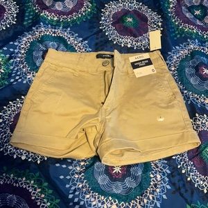 High Rise Midi Shorts